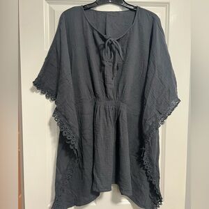 Kaftan- Lane Bryant - C & C California -  Charcoal-